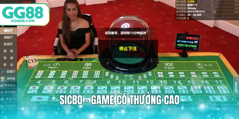 Sicbo - Game có thưởng cao